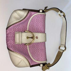 Coach pink mini bag